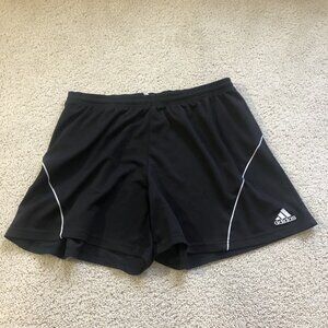 Adidas ClimaLite Clima365 Shorts Women's Medium Black Soccer Running Gym Workout
